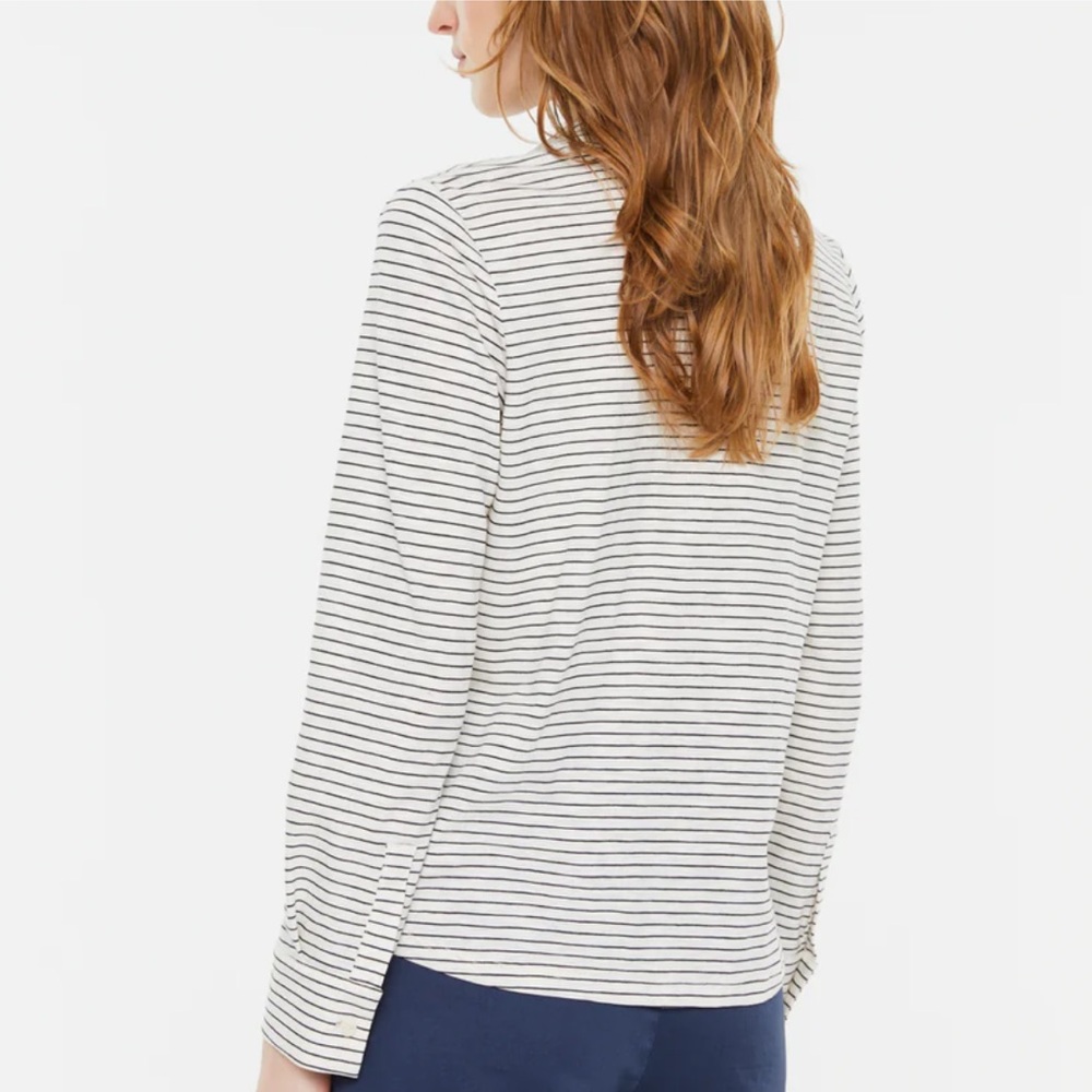 Prada Silk Striped Blouse